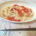 Miki5Yuzu's cooksnap of when they made トマトとサラダチキンの洋風そうめん.