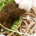二角形's cooksnap of when they made もずくでつるりん♪ぶっかけそば.