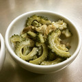 naodaihono's cooksnap of when they made ゴーヤとキノコのマヨ炒め.