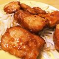 p-nose's cooksnap of when they made しょうがあまダレ　香ばしやわらかむね肉.