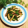 なつき☆ミ's cooksnap of when they made ピーマンと長いもの中華炒め.