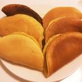 ☆NASUBI☆'s cooksnap of when they made ホットケーキミックスで洋風（？）どら焼き.