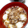 むぴょこぴょこん's cooksnap of when they made あぶり焼きのりと麩のお吸い物.