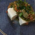 えびえり's cooksnap of when they made ♡冷奴に納豆・めかぶ♡.