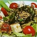 anbyk's cooksnap of when they made オクラと豆腐のピリ辛サラダ.