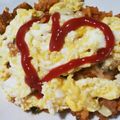 あず（＃’ｖ’）'s cooksnap of when they made 簡単シンプル！ふわふわ卵のオムライス.