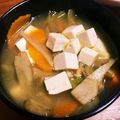 モケ缶's cooksnap of when they made ゴボウとたくさん野菜と豆腐の味噌汁.