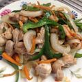 Jun0402's cooksnap of when they made 鶏と野菜のガーリック炒め♪.