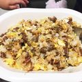 みーみ☆ミ's cooksnap of when they made 冷やご飯と挽肉で 簡単チャーハン.