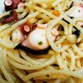 olivia206's cooksnap of when they made ピリ辛！たこと枝豆のガーリックパスタ.