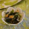 ruruchirin's cooksnap of when they made ちぢみほうれん草とクルミとじゃこのナムル.