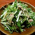 クックVOY1Q3☆'s cooksnap of when they made 超簡単！水菜とツナのオリーブオイル和え.