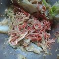 ルリカラクサ's cooksnap of when they made 親子で簡単♪キャベツとカニカマの和え物.