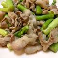 ユルゲン's cooksnap of when they made アスパラと豚バラ炒め★簡単おつまみ.
