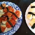 tidagon's cooksnap of when they made ハンバーグの恵方巻き.