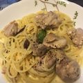 クック7H4XIN☆'s cooksnap of when they made チキンとおくらのクリームスパゲッティ.