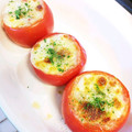 はーくま's cooksnap of when they made まるごとトマトのチーズ焼き.