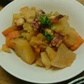 あたしはひまちゃん's cooksnap of when they made タコと大根のピリ辛煮物.