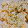 jujumyu's cooksnap of when they made 簡単♪さつまいもとクリームチーズのサラダ.