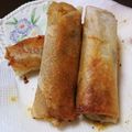 たいちゃんズまま's cooksnap of when they made 残り物でアレンジ！ささみカレー春巻き.
