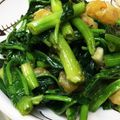 卵せんべい's cooksnap of when they made 絶品 お店超え 空心菜とエビの炒め物.