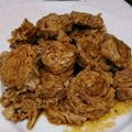 nachichoco's cooksnap of when they made 豚の巻き巻きステーキ.