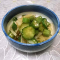 ＠迷子＠'s cooksnap of when they made おくらと大根の中華風和え♪.