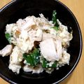 なゆ0912's cooksnap of when they made 居酒屋おつまみオクラとササミの豆腐和え.