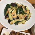 a0imama♡'s cooksnap of when they made キュウリとキクラゲの玉子炒め.