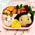 COCO夏☆'s cooksnap of when they made キャラ弁⭐ツムツム⭐モアナとプア⭐.
