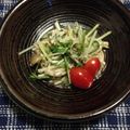 クックX034BL☆'s cooksnap of when they made きのこと水菜のポン酢サラダ❤作り置き❤.