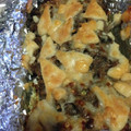 クックX034BL☆'s cooksnap of when they made 和と洋の融合☆白菜の肉味噌チーズ焼き.