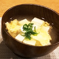 yarn♡fam's cooksnap of when they made ほっこりとろり✿豆腐と玉子の簡単スープ.