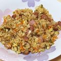 ☆コレット★'s cooksnap of when they made お好み焼きソースde混ぜご飯(・∀・).