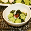 ♡ひな祭り♡'s cooksnap of when they made タコときゅうりの辛子酢味噌和え.