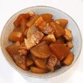 aigemini's cooksnap of when they made 油は不使用！簡単 豚バラ大根.