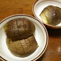 減塩パパ's cooksnap of when they made 丸なすde！蒸しなす＊からし醤油♪.