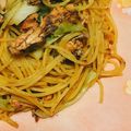 ★ちーた's cooksnap of when they made さば缶でペペロンチーノ.