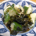 単！！'s cooksnap of when they made きゅうりとわかめの中華風和え物.
