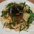 ゆみらんたん's cooksnap of when they made なめたけと大根おろしのパスタ☆.