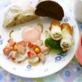 puniＫ's cooksnap of when they made とにかく可愛く目玉焼♪お花をＯＮ♪No２.