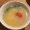 ぼーまー's cooksnap of when they made 美味しい!!豆腐白玉キャベツスープ.