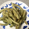ふたふたば's cooksnap of when they made 食べすぎ注意！ゴーヤの揚げないフライ！！.