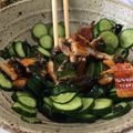 mi2sa9's cooksnap of when they made 外カリッ！中ふわっ☆　鰻の酢の物　うざく.