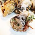 jokko's cooksnap of when they made サンマの大葉(しそ)巻き.