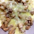あぴお:3's cooksnap of when they made フライパン1つで　チキンマカロニグラタン.