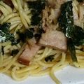 リンとリオのママ's cooksnap of when they made 超簡単☆ツナとベーコンの和風パスタ.