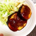 逃走中's cooksnap of when they made 米茄子の和風ハンバーグ.