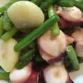 ひろぽん酢's cooksnap of when they made タコとにんにくの芽の柚子胡椒ニンニク炒め.