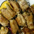 風の翼's cooksnap of when they made 簡単 ポン酢とバターで食べるなすの肉巻き.